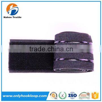 Fish line elastic hook and loop strap made in China/ elastic Nahoo hook loop band