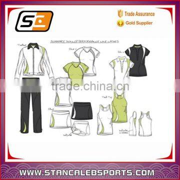 Stan Caleb 2015 Newest Design Fashion Ladies' Tennis Clothing Women Sports Wear