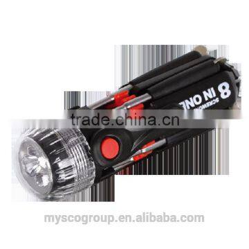 8 IN 1 Multi-screwdriver Torch/Hand Tool Sets photo-2