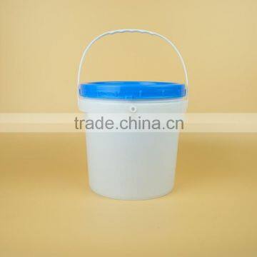 Round 5L Plastic Bucket With Screw Lid, Plastic Handle Pail for Paint, Glue Bucket photo-2