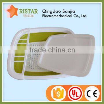 China Market Commercial Kitchen Sink With Dish Racks photo-3