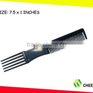 Plastic hair brush comb