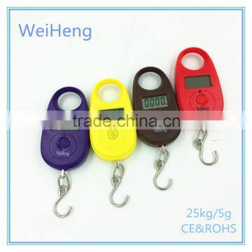 Electronic portable pocket travel luggage scale in stock