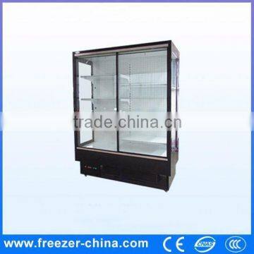 Glass door direct cooling flower display counter