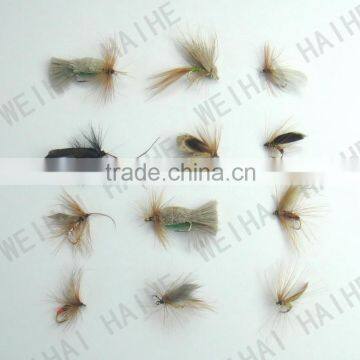 12 pcs hand made all new fly fishing flies sedges