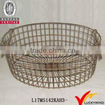 Functional durable vintage country style garden decoration basket