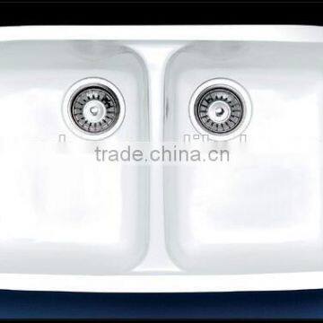 Modified Acrylic Kitchen Sink With Double Drain Board Sink,acrylic Resin Stone Kitchen Sink,artificial Stone Bowl Kitchen Sink photo-6