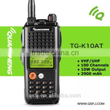 Portable 100 mile police radio walkie talkie