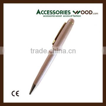 2016 style Wooden Ballpoint or Fountain Pen with different wood materails with your logo