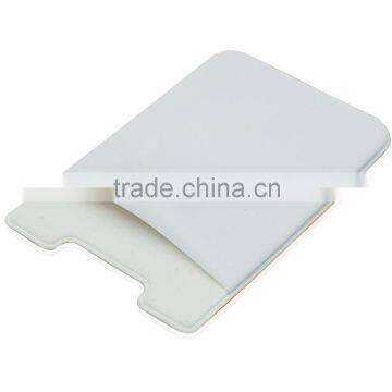 portable soft rubber cell phone sticker card holder