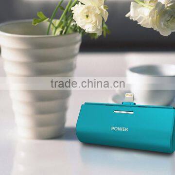 Shenzhen Factory 2600mAh Wireless Mini Tail Plug Power Bank External Portable Battery Power Bank Charger For IPhone and Samsung photo-2
