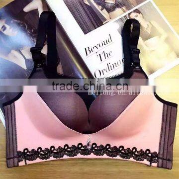 Solid One-piece Seamless Breathable Bra Seamless Bra Wholesale photo-2