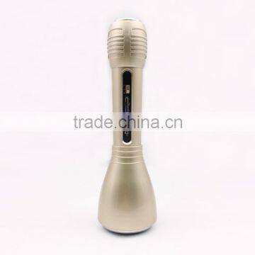 2016 Newest Wireless Mini Microphone Portable Speaker + Bluetooth Outdoor KTV Karaoke Player photo-2