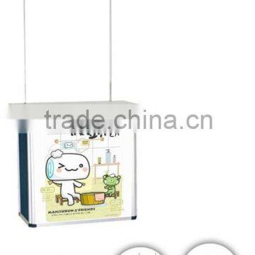 Portable aluminum customized collapsible folding advertising table