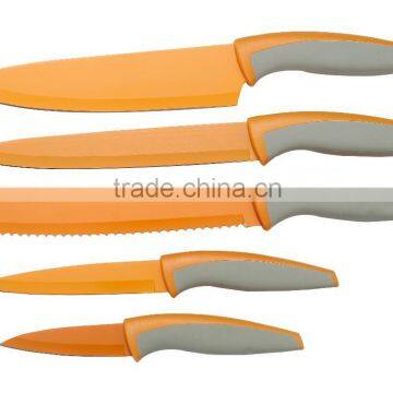 5PCS knife set -Stainless steel Non-stick coating