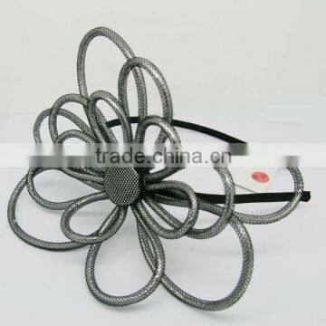 Fashion Fabric wrap Headband Feather hair accessories-H3536