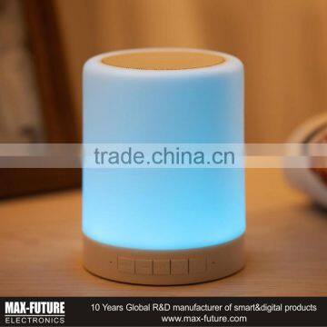 Portable Mini Music Table Lamp with Bluetooth Speaker, Wireless Bluetooth Speaker