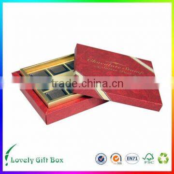 Stamping Rectangular chocolate boxes