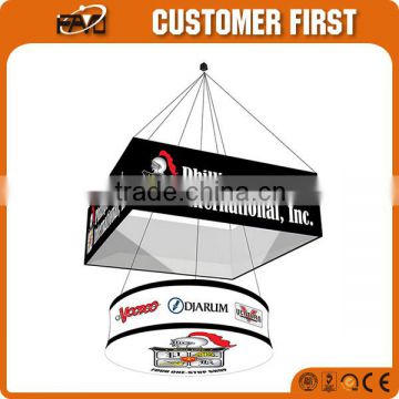 Custom Printed Trade Show Overhead Circular Banner