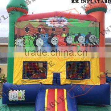 Thomas Cartoon Train inflatable castle For Children Farm Land