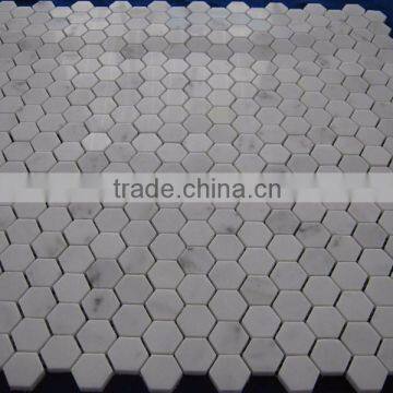 white marble mosaic tile on sale