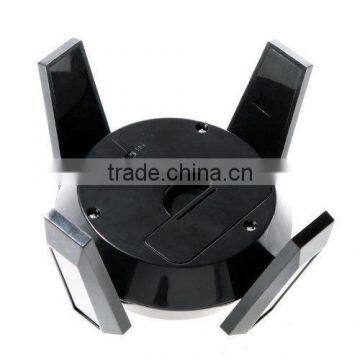 New Solar Powered Jewelry Phone Watch Rotating Display Stand Turn Table