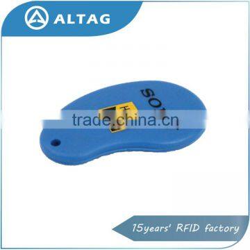 ABS contactless HF rfid key fob for door lock