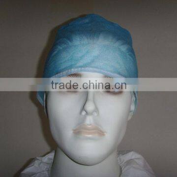 Disposable Nonwoven Doctors' Cap Green