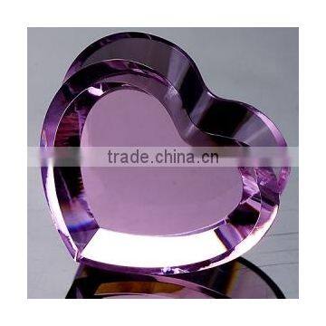 2016 New product clear diamond shape crystal paperweight