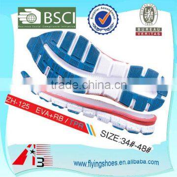 China EVA Sole Forming Shoes Outsole Factory