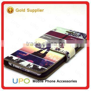 [UPO] Fashionable Leather Flip Case for IPhone 6 Plus,Wallet Style Leather Mobile Phone Cover Case for IPhone 6s Plus photo-2