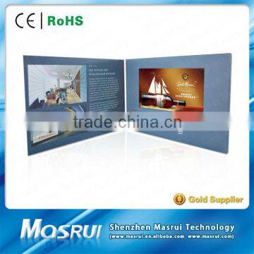Beautiful Design in 4.3 Inch LCD Screen Video Wedding Invitation Card/Promo Video Brochure/Video Happy Birthday Cards photo-1