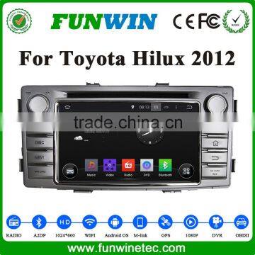 Funwin Hot Sale 2016 Car Dvd Gps Radio Player For Toyota Hilux 2012 With Car Audio System