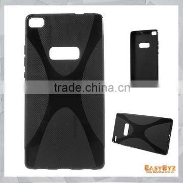 for huawei p8 case,X-Shape Skidproof Gel TPU case for ascend p8,For Huawei Ascend P8 case