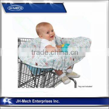 Circle design polyester protective baby shopping cart cover