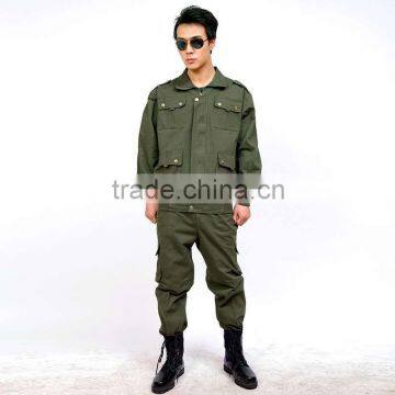 Factory Direct Supply of Green Outdoor Leisure Suit Overalls for Foreign Auto Repair Welding Camouflage Uniforms