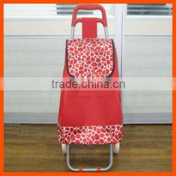 Shopping cart with stone pattern