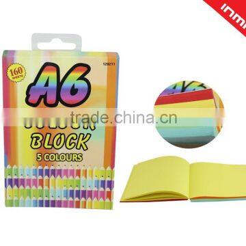 Small A6 Size Custom Printed Recycle Color Paper Notebook