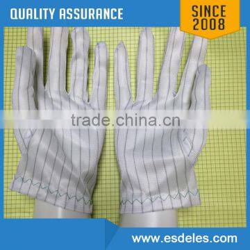 low price wholesale cleanroom antistatic fabric gloves