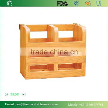 2015 hot selling Bamboo Dish Rack Utensil Holder and Caddy