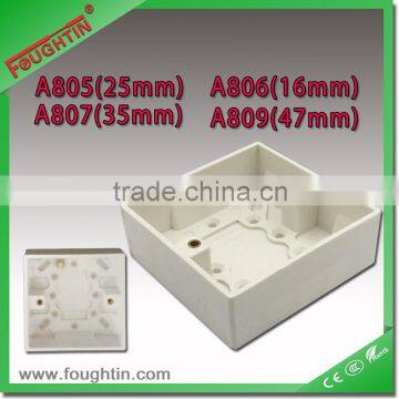 GOOD QUALITY BAKELITE JUNCTION BOX 86*86 ELECTRICAL WIRING BOX WHITE COLOR