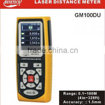 Laser Distance Meter GM100DU Rangefinder range finder distance tester