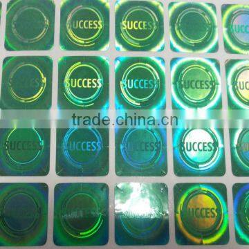 Customized manifold hologram label sticker