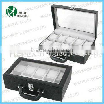Faux-leather watches cases, watch presentation boxes,bracelet cases