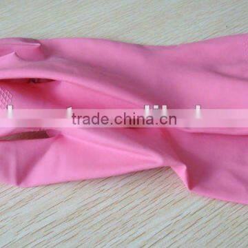 latex flock sprayed household gloves