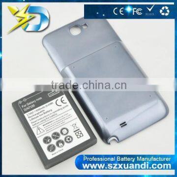 For xuandi mobile phone replacement 6500mah 3.7v thick battery for note2/7100