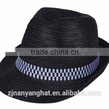 Customed Hot Sale New Design Men Cheap Straw Cowboy Hat