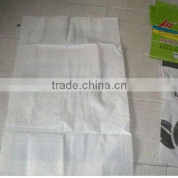 25kg/50kg packing weight pp woven bag for agricultural products/white pp woven bag made in china