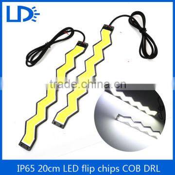 High quality car cob led drl Waterproof daytime running light for volvo s80