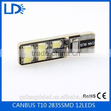 Super Bright Led Auto Bulb Light T10 2835smd 12leds